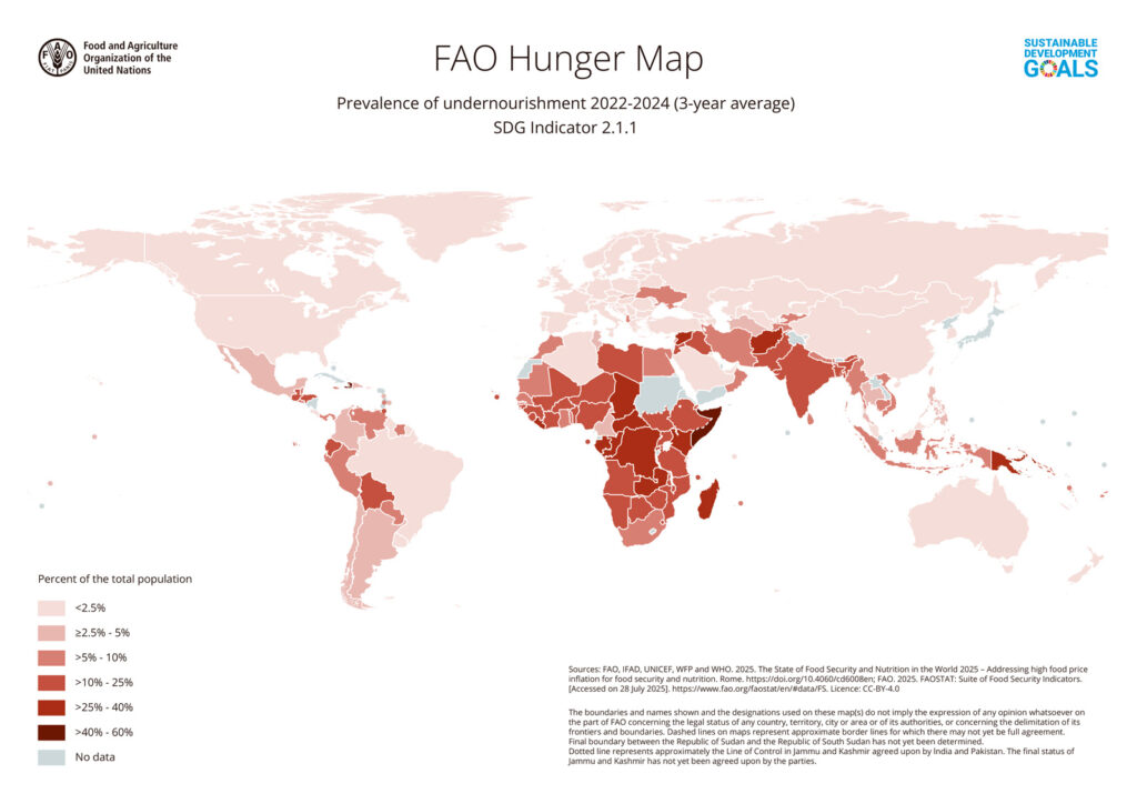 FAO Hunger Map